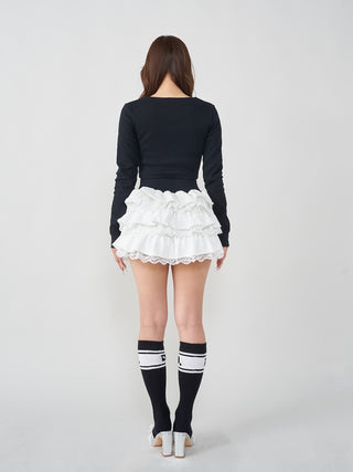 モデル：156cm（着用サイズ：FREE　着用カラー：WHT）