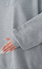 モデル：156cm（着用サイズ：FREE　着用カラー：GRY）