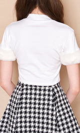モデル：165cm（着用サイズ：FREE　着用カラー：WHT）