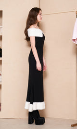 モデル：165cm（着用サイズ：FREE　着用カラー：BLK）