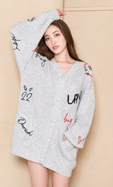 モデル：165cm（着用サイズ：FREE　着用カラー：GRY）