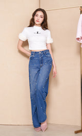 モデル：165cm（着用サイズ：FREE　着用カラー：WHT）