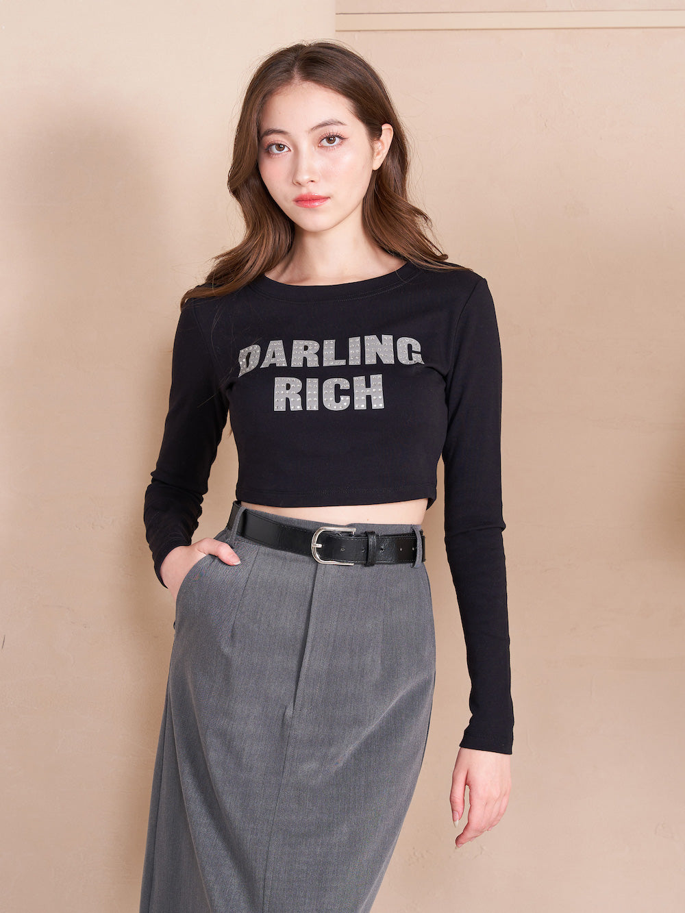 Darich - ダーリッチ オーバービッグシャツ☆ロングTシャツ SET