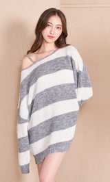 モデル：165cm（着用サイズ：FREE　着用カラー：GRY）