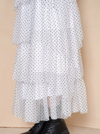 モデル：165cm（着用サイズ：FREE　着用カラー：DOT）