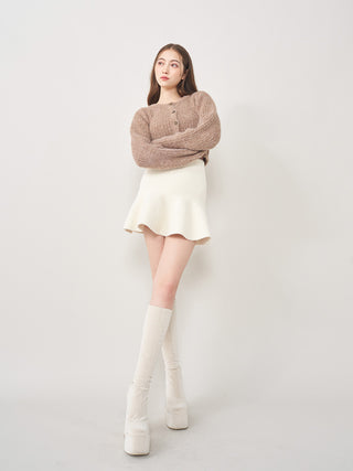 モデル：165cm（着用サイズ：FREE　着用カラー：BRN）