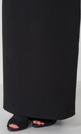 モデル：165cm（着用サイズ：FREE　着用カラー：BLK）