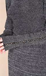 モデル：165cm（着用サイズ：FREE　着用カラー：BLK）