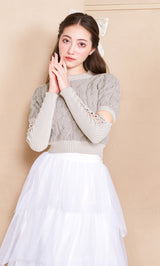 モデル：165cm（着用サイズ：FREE　着用カラー：GRY）