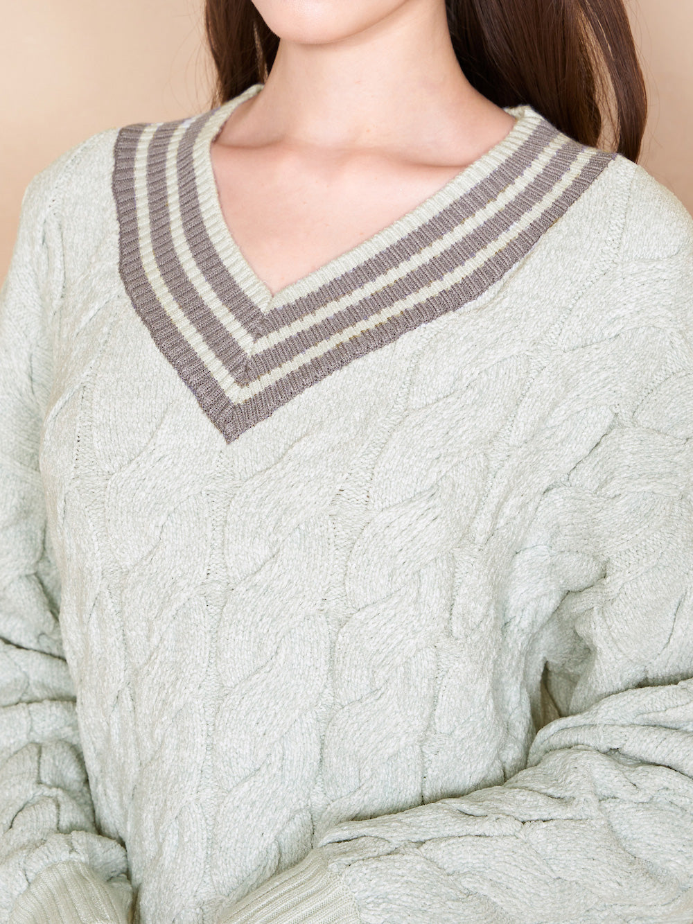モデル：165cm（着用サイズ：FREE　着用カラー：MNT）