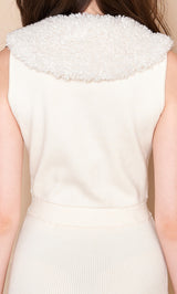 モデル：165cm（着用サイズ：FREE　着用カラー：IVO）