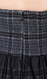 モデル：165cm（着用サイズ：FREE　着用カラー：BLK）