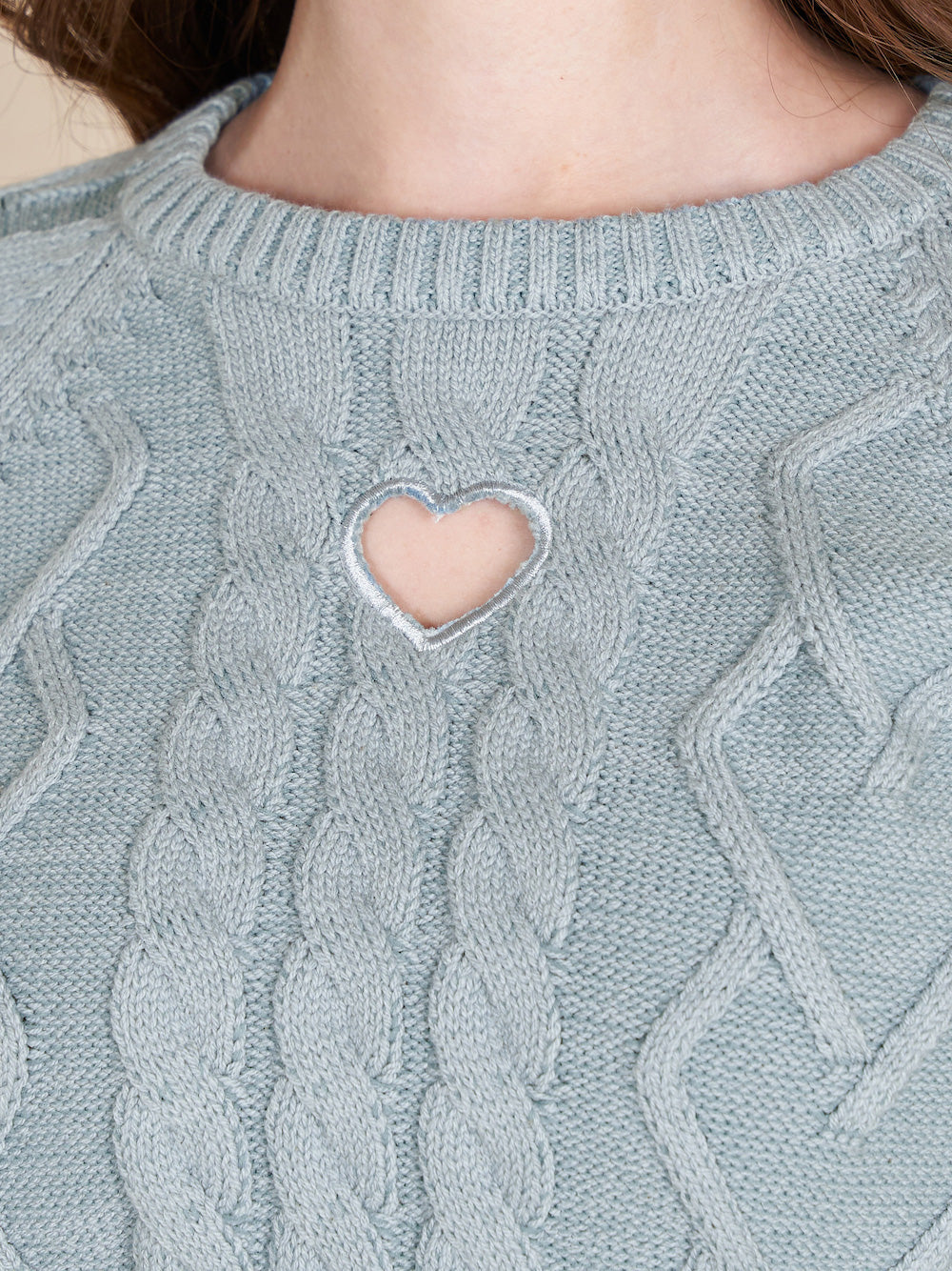 ハートカットケーブルニットトップス – Darich (ダーリッチ)