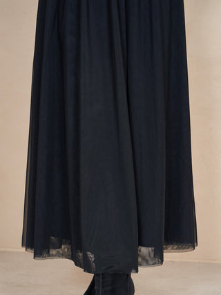 モデル：165cm（着用サイズ：FREE　着用カラー：BLK）