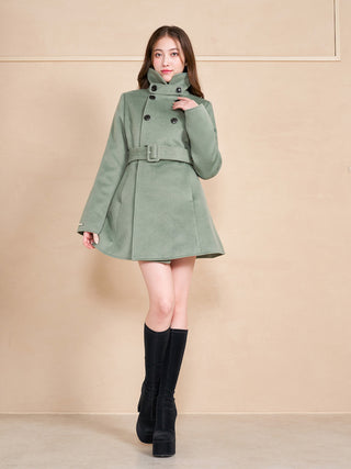 モデル：165cm（着用サイズ：FREE　着用カラー：GRN）