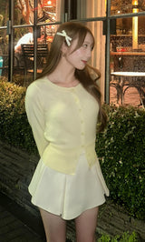 モデル：152cm（着用サイズ：S　着用カラー：WHT）