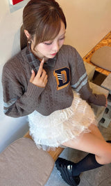 モデル：166cm（着用サイズ：FREE　着用カラー：GRY）