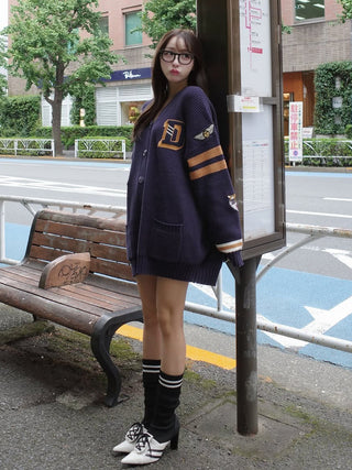 モデル：156cm（着用サイズ：FREE　着用カラー：NVY）