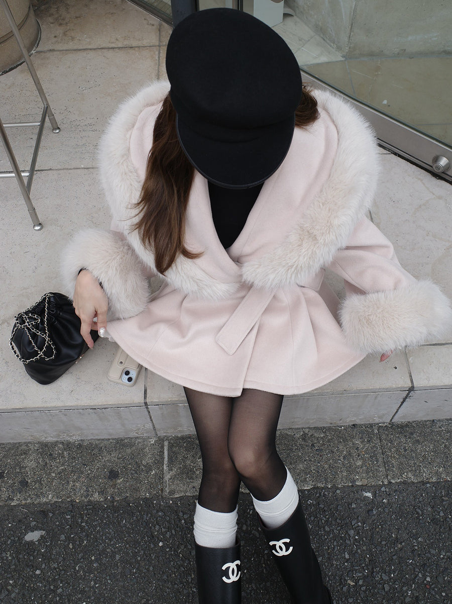 モデル：156cm（着用サイズ：FREE　着用カラー：PNK）