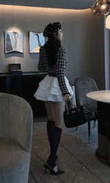 モデル：160cm（着用サイズ：FREE　着用カラー：BLK）