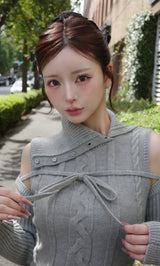 モデル：158cm（着用サイズ：FREE　着用カラー：GRY）