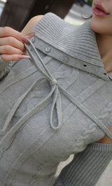モデル：158cm（着用サイズ：FREE　着用カラー：GRY）