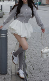 モデル：158cm（着用サイズ：FREE　着用カラー：WHT）