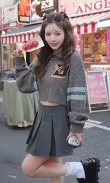 モデル：158cm（着用サイズ：FREE　着用カラー：GRY）