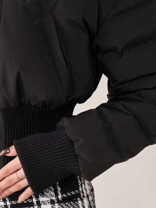 モデル：155cm（着用サイズ：FREE　着用カラー： BLK）