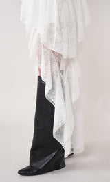 モデル：155cm（着用サイズ：FREE　着用カラー：WHT）