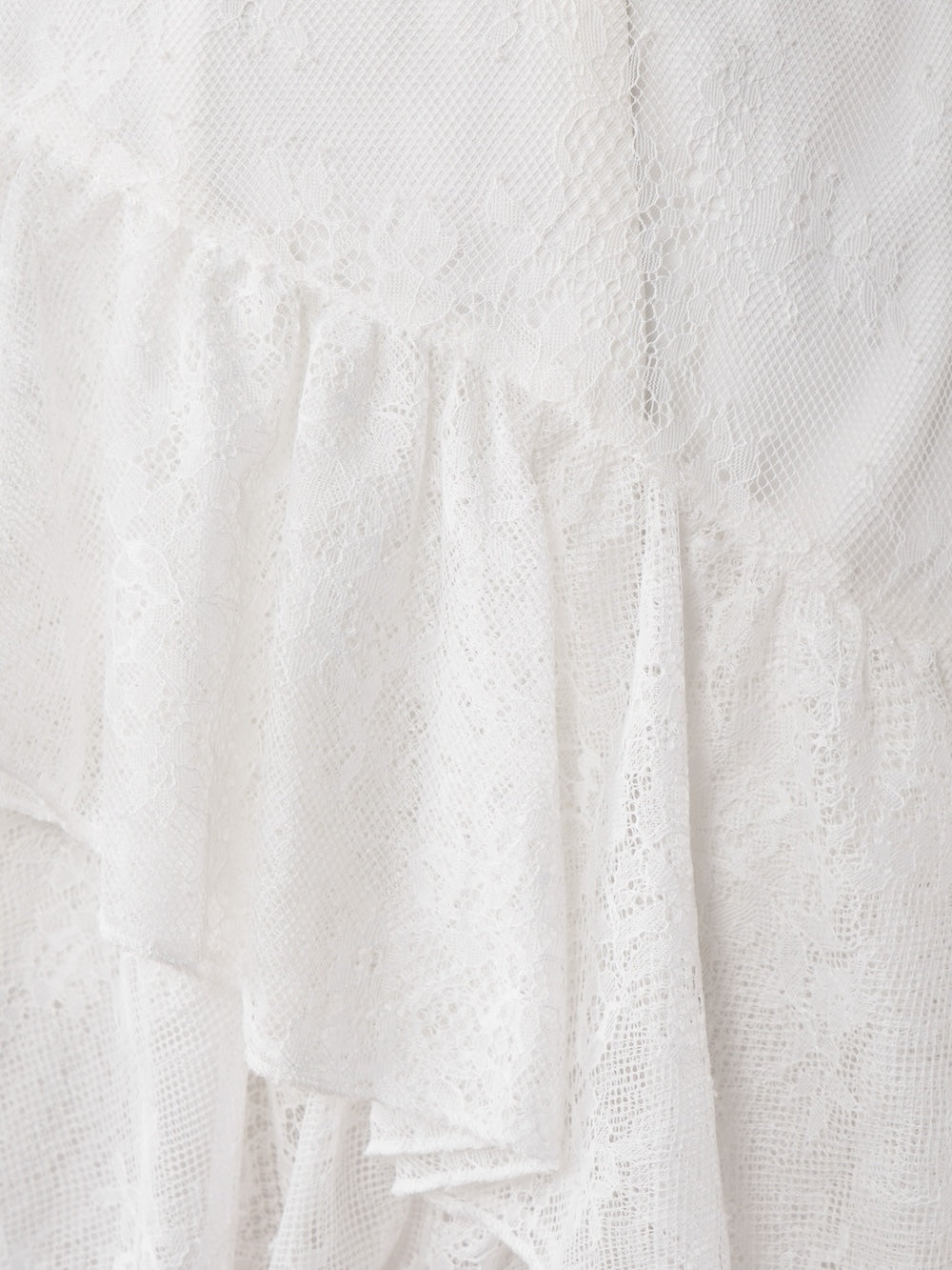 イレヘムレースフリルスカート