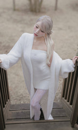 モデル：155cm（着用サイズ：FREE　着用カラー：WHT）