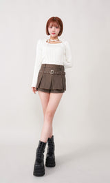 モデル：155cm（着用サイズ：FREE　着用カラー：WHT）