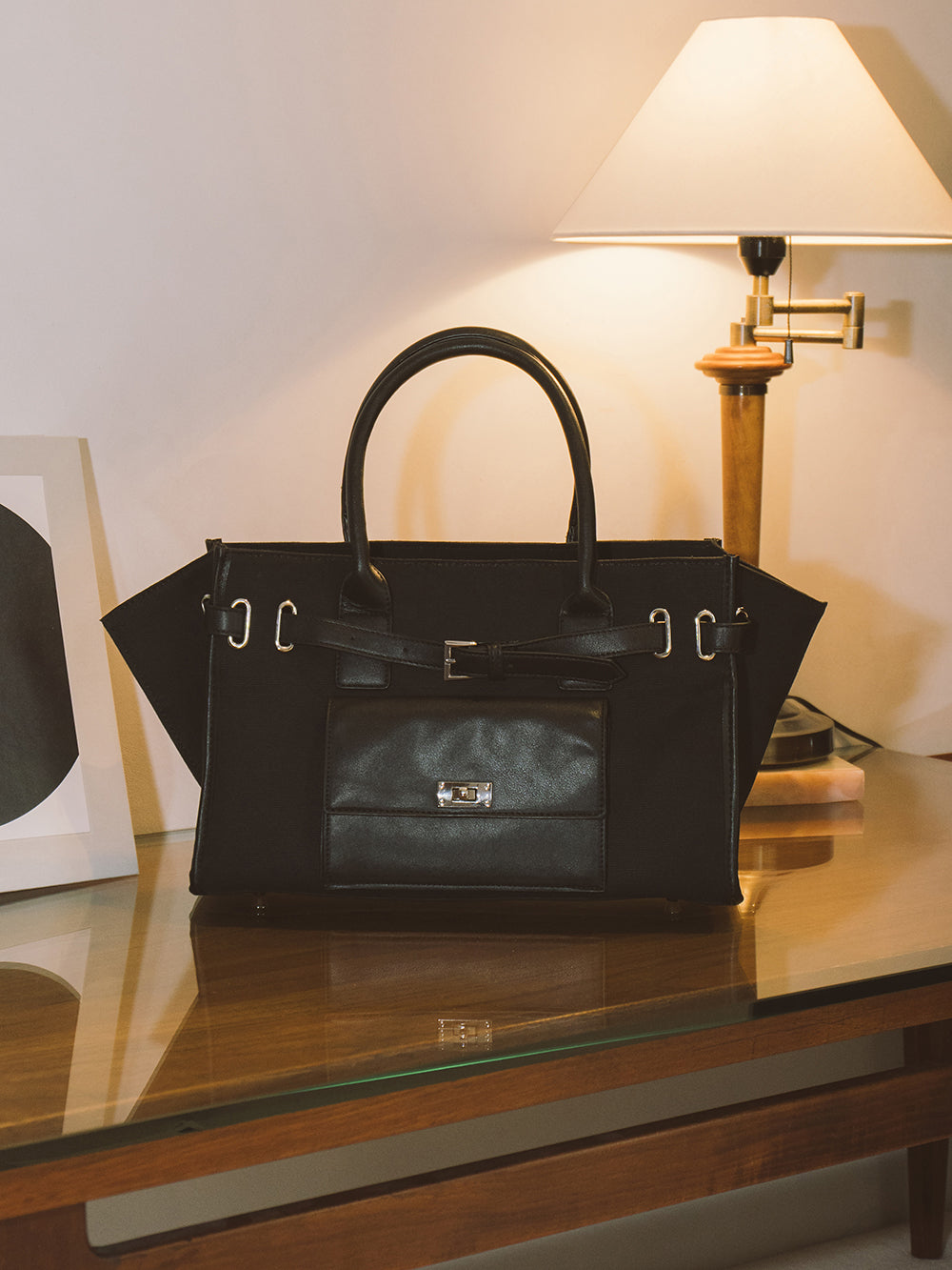 エディターズキャンバスバッグ - blk