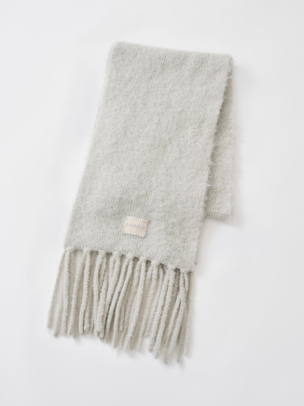 ヘアリーボリュームマフラー - gry