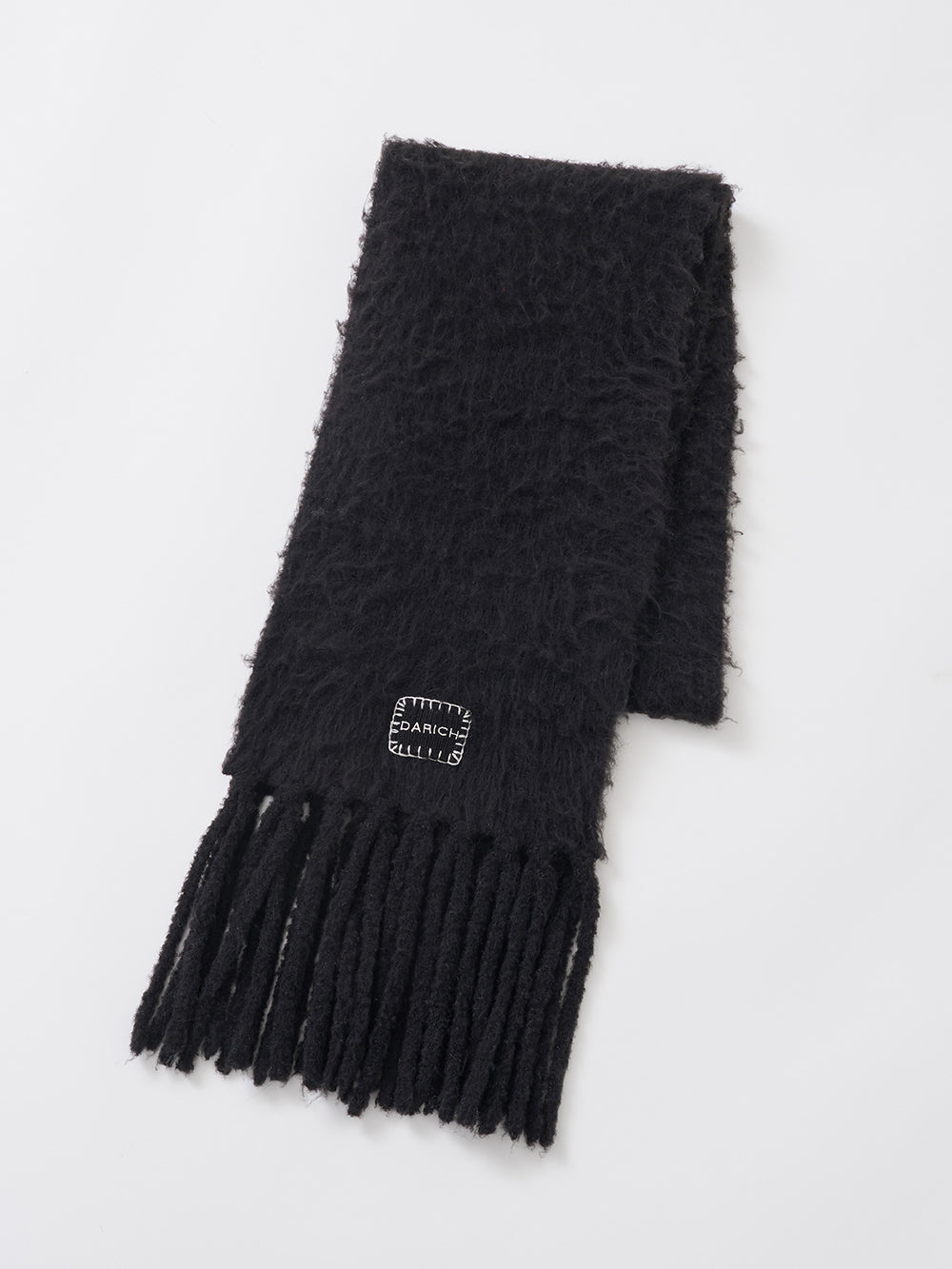 ヘアリーボリュームマフラー - blk