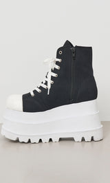 Darich トリプルソールハイカットスニーカー WHT Sサイズ トリプルソールハイカットスニーカー – Darich