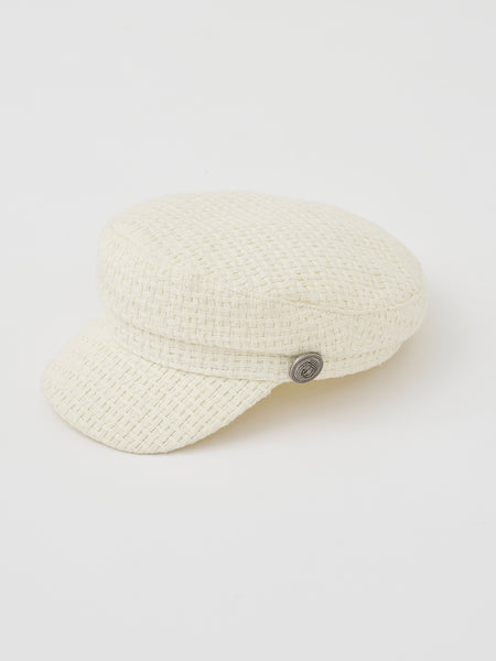 Plain Tweed Casquette