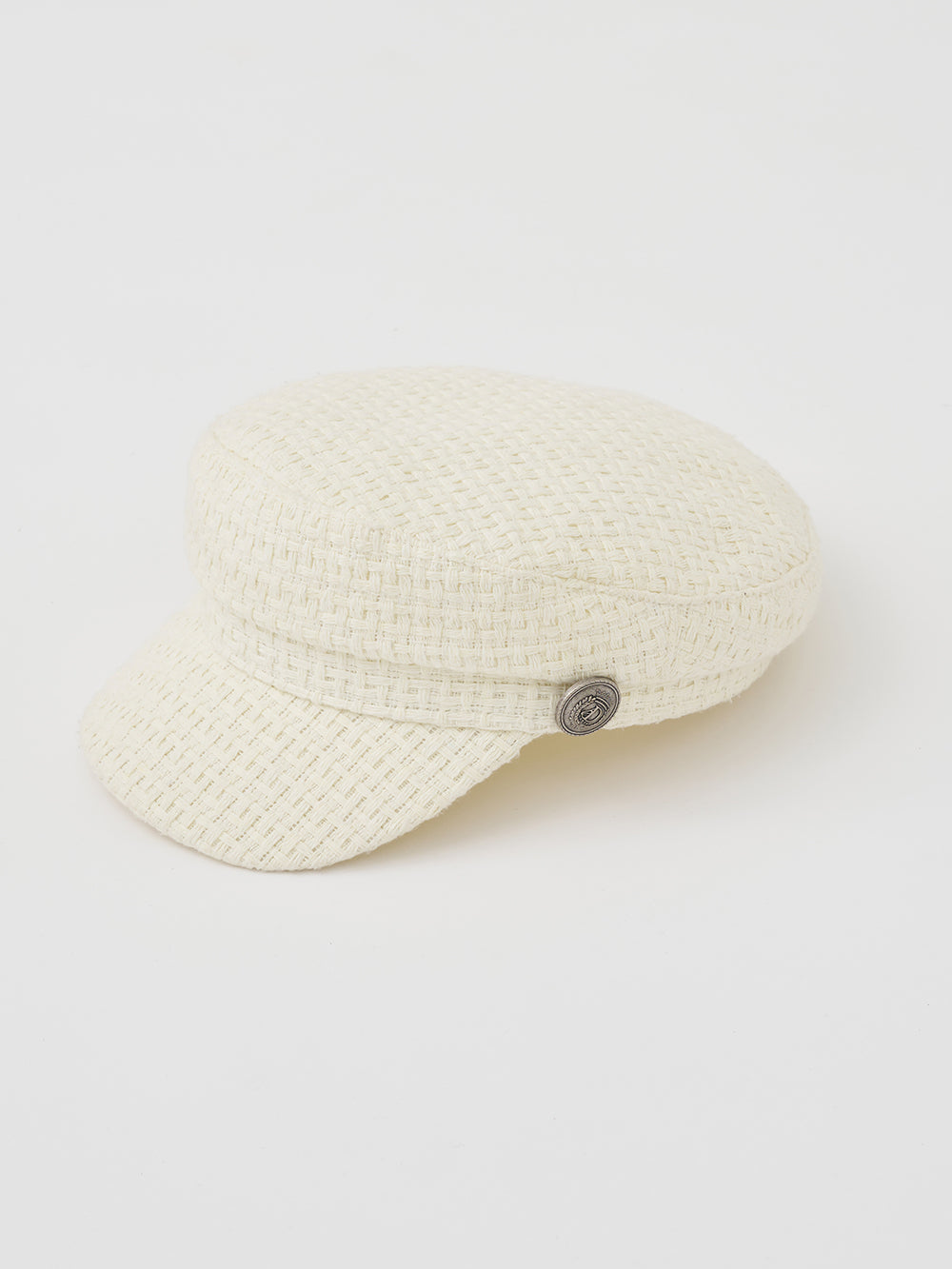 プレーンツイードキャスケット - ivo