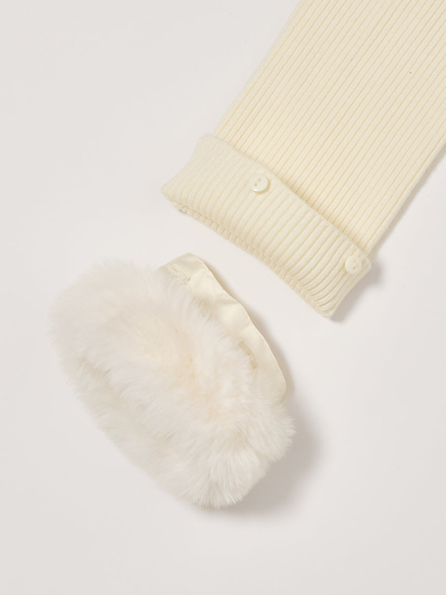 着用サイズ：FREE　着用カラー：IVO