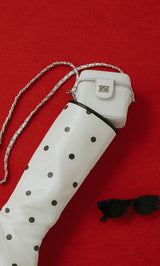 【novelty】Caviar Skin Leather Small Pouch