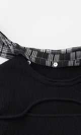 着用サイズ：FREE　着用カラー：BLK