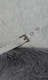 サイズ：FREE　カラー：GRY