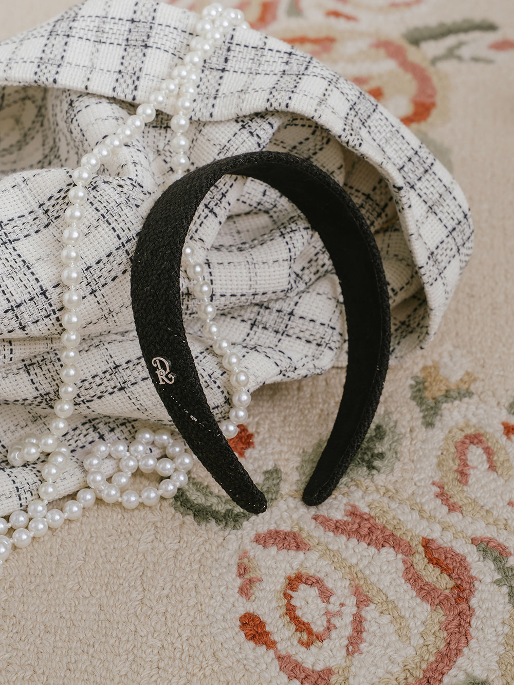 Vernal Tweed カチューシャ - blk