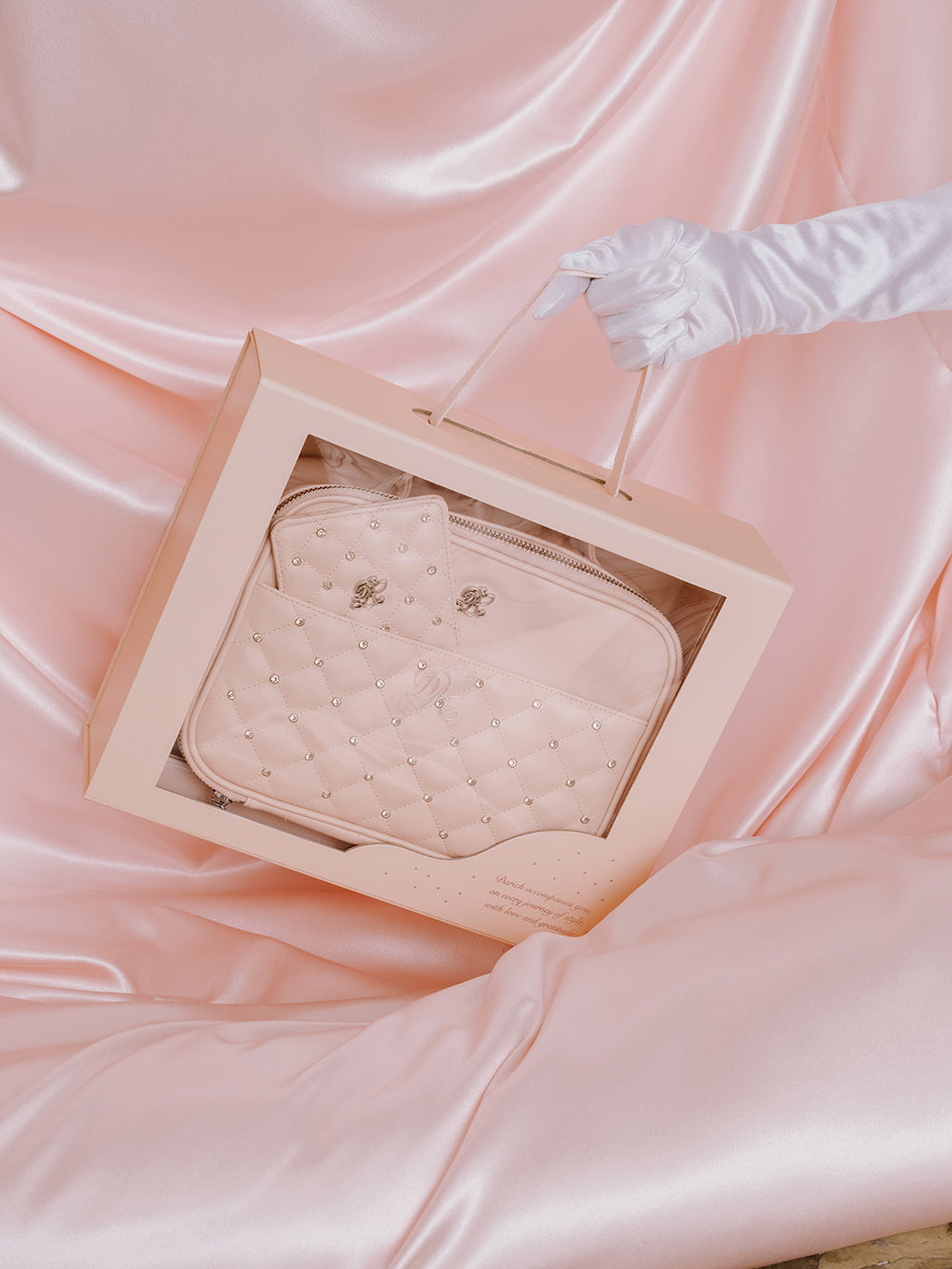 【Novelty】Signature DR Quilted Vanity & Hand Mirror