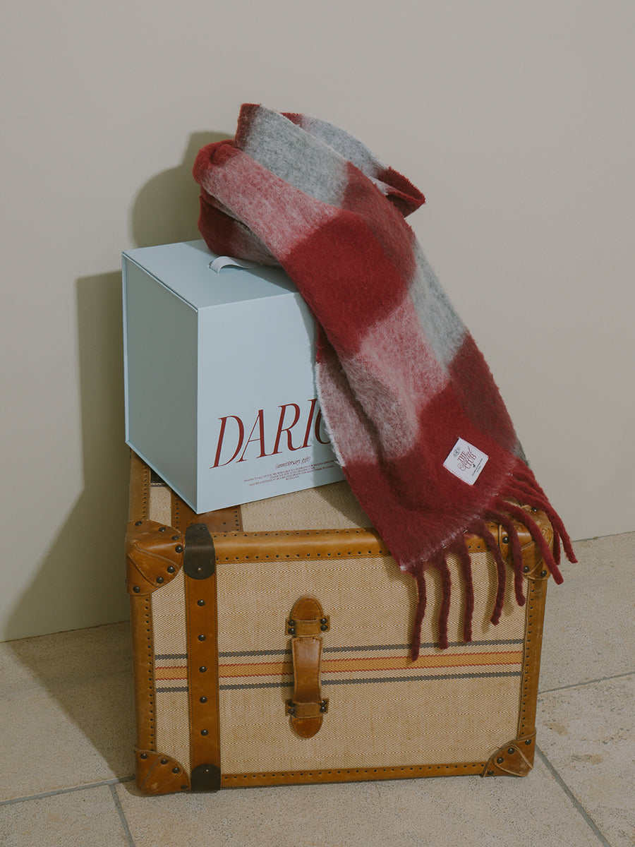 [Novelty] Checked Volume Scarf