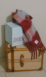 [Novelty] Checked Volume Scarf