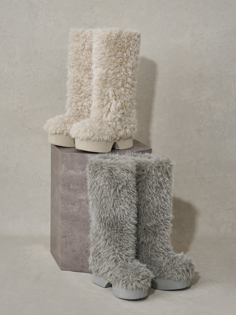 Darich ロングブーツ M Darich（ダーリッチ） ロングブーツ M アイボリー レディース