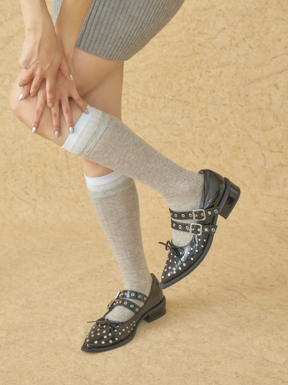 Darichダブルベルトフラットシューズ ダブルベルトフラットシューズ – Darich (ダーリッチ)