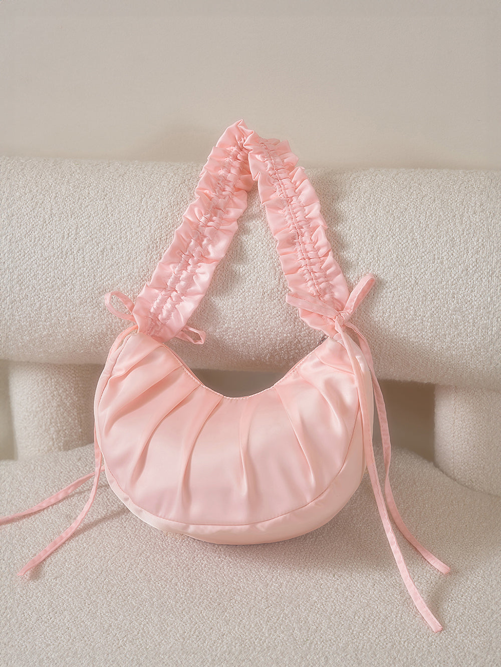 フラワーハンドルミニバッグ